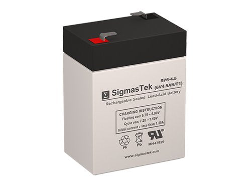 6 Volt 4.5 AH F1 Terminal Battery M634