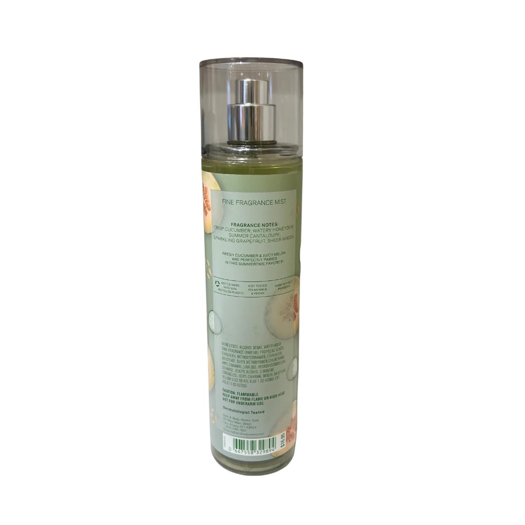 Cucumber Melon Fine Fragrance Mist 8oz Pack of 3 U2261