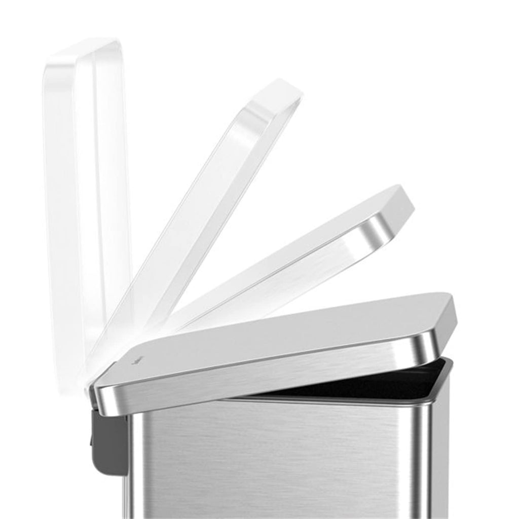 13.2 Gallon Stainless Steel Step On Trash Can E686