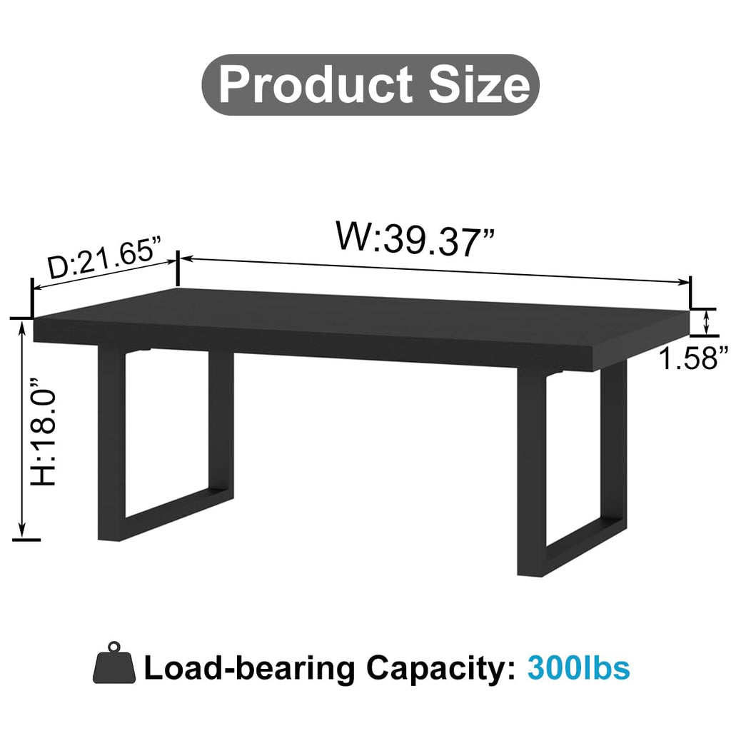 Black Wood Coffee Table F96511