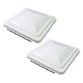 White 14" RV Roof Vent Cover Replacement Lid L6878