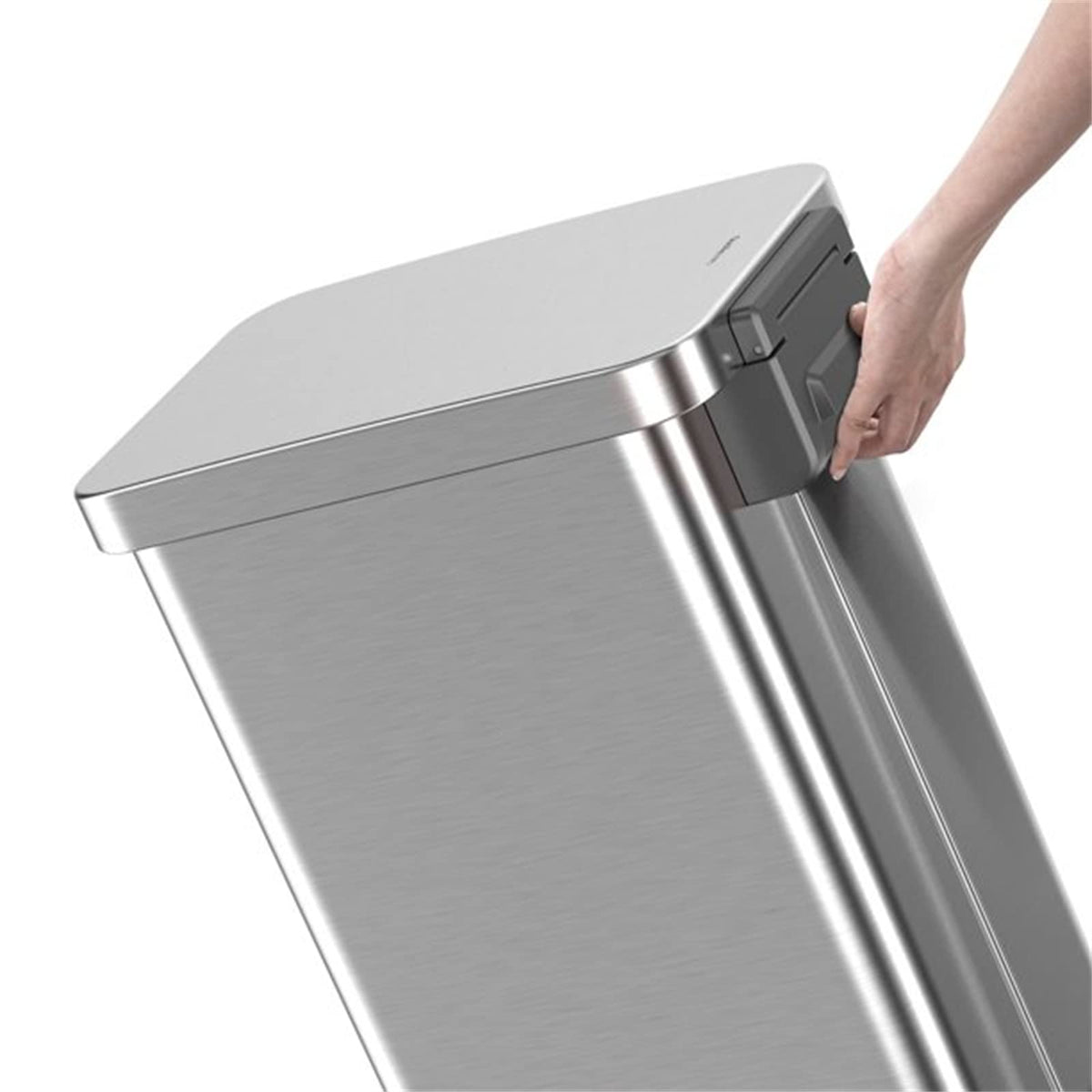 13.2 Gallon Stainless Steel Step On Trash Can E686