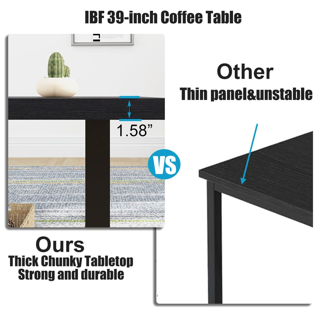 Black Wood Coffee Table F96511