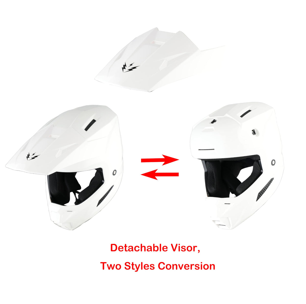 Youth Motocross Helmet with Goggles and Gloves N555165