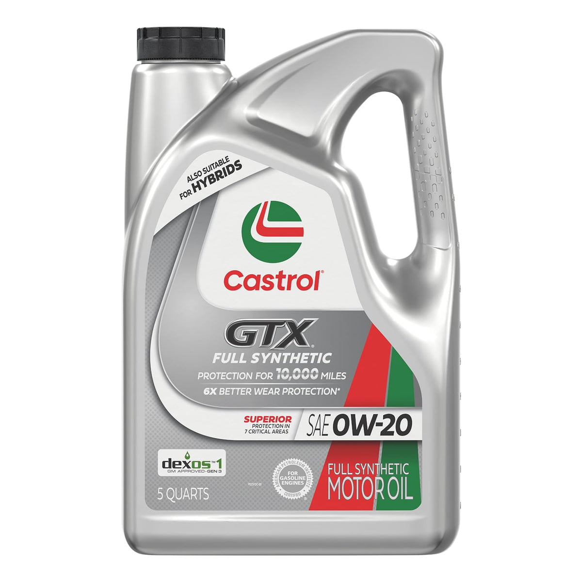 Full Synthetic 0W-20 Motor Oil, 5 Quarts, Pack of 3 H442