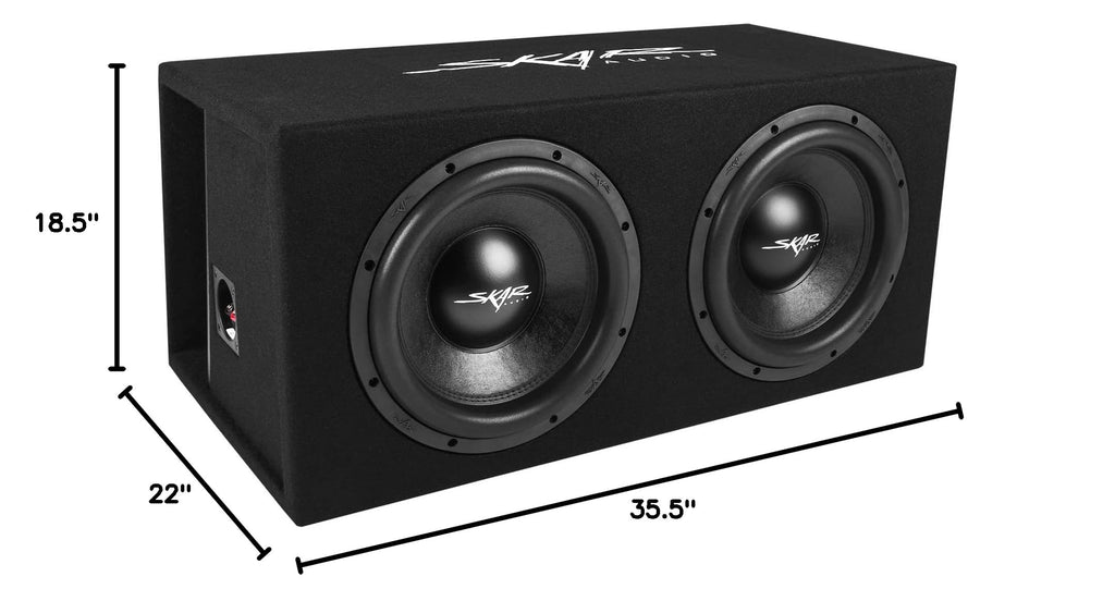 Dual 12" 3200W Vented Subwoofer Enclosure G108