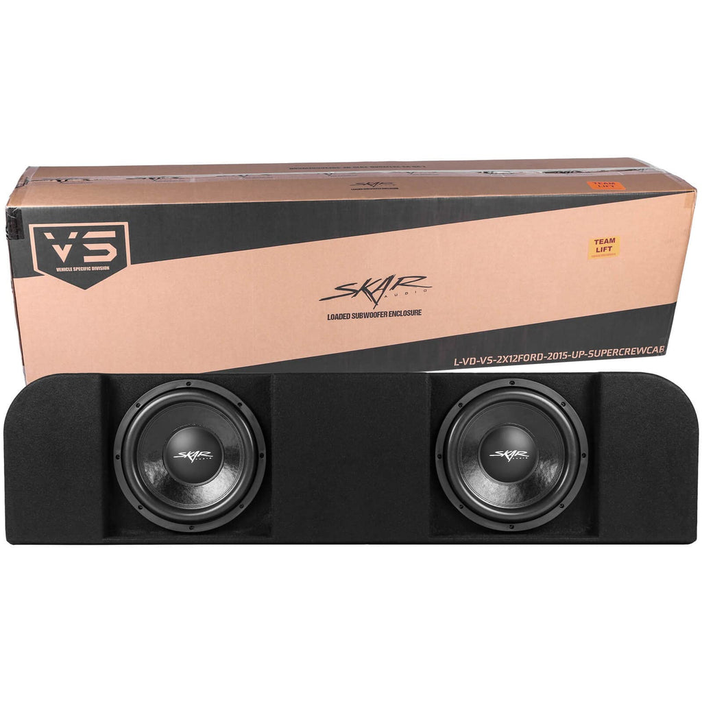 Dual 12" Loaded Subwoofer Enclosure Z6940
