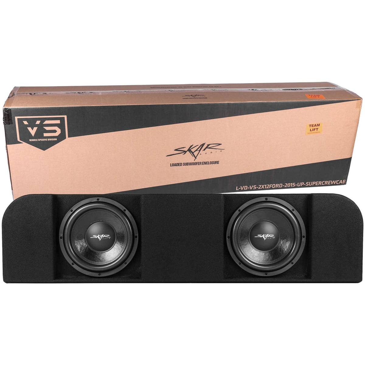 Dual 12" Loaded Subwoofer Enclosure Z6940