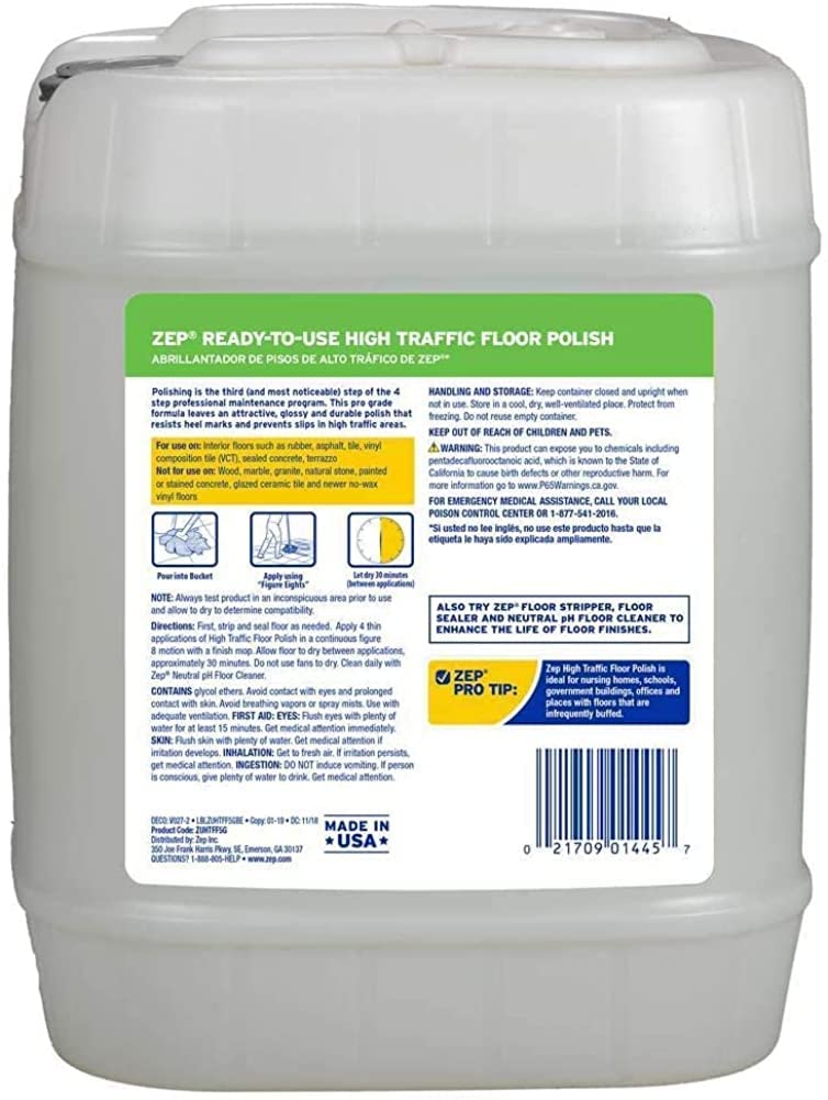 High Traffic Floor Polish 5 Gal J505
