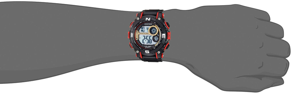 Digital Chronograph Resin Strap Watch U669