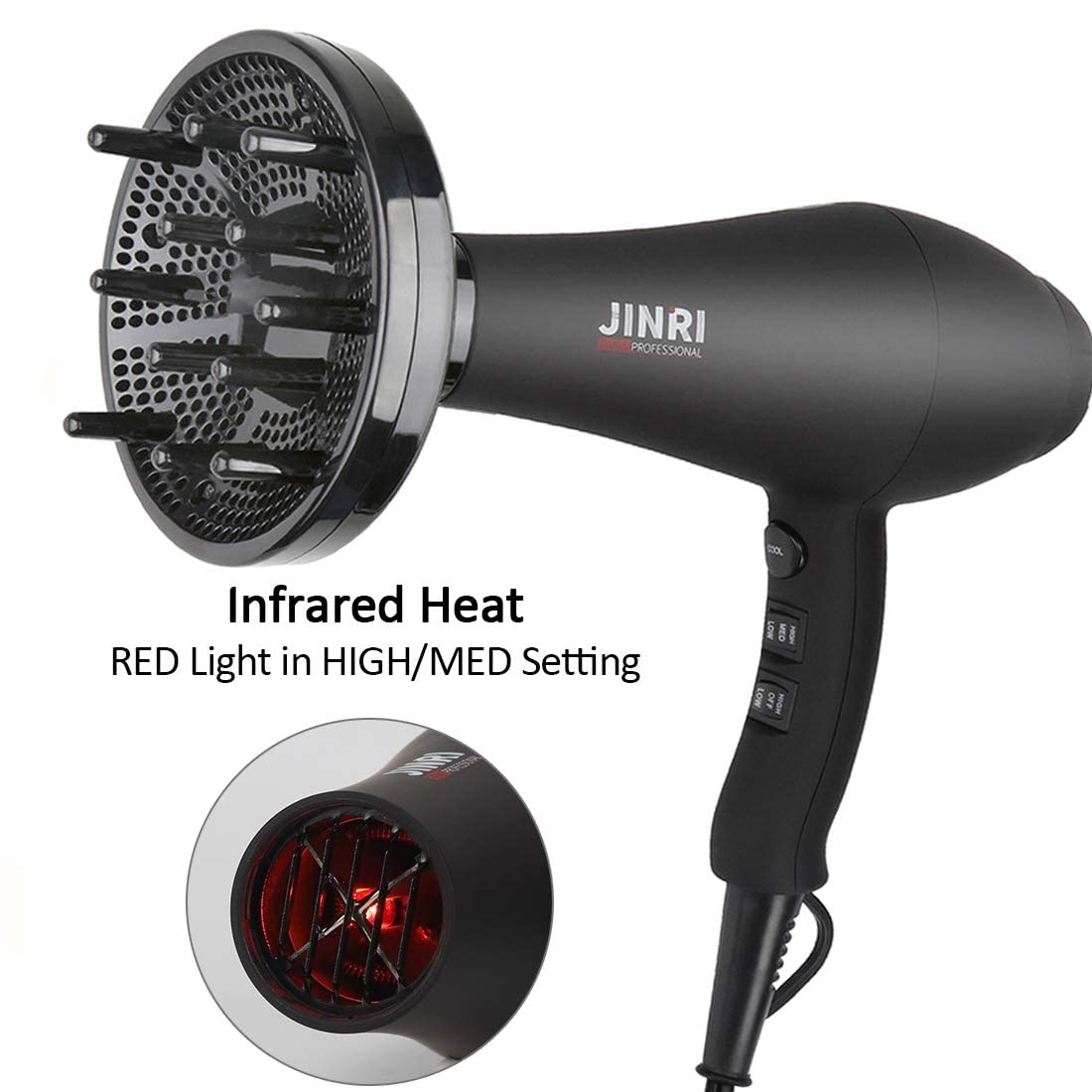 1875W Low Noise Ionic Hair Dryer W29550