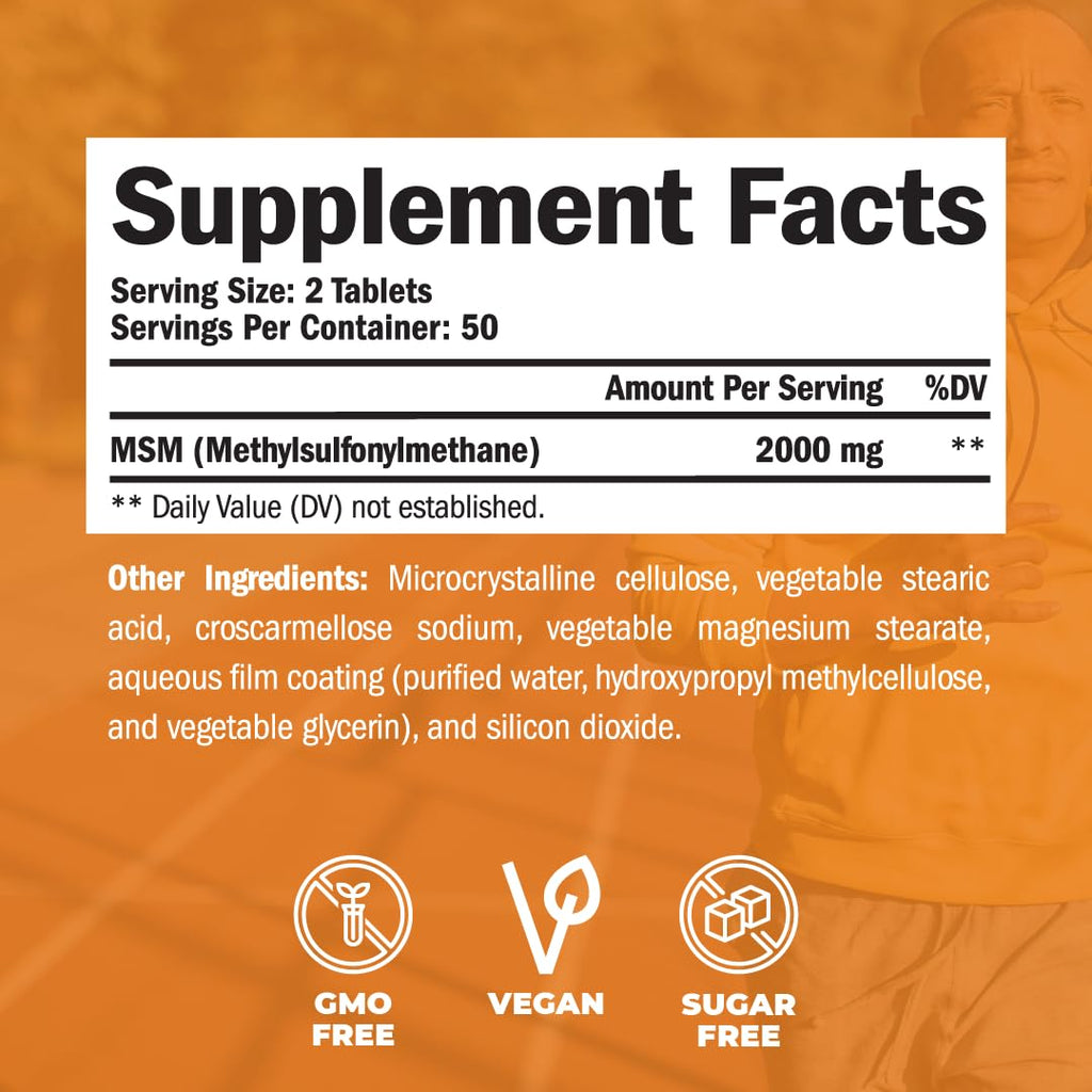 Glucosamine Chondroitin MSM Joint Support Supplement L911116
