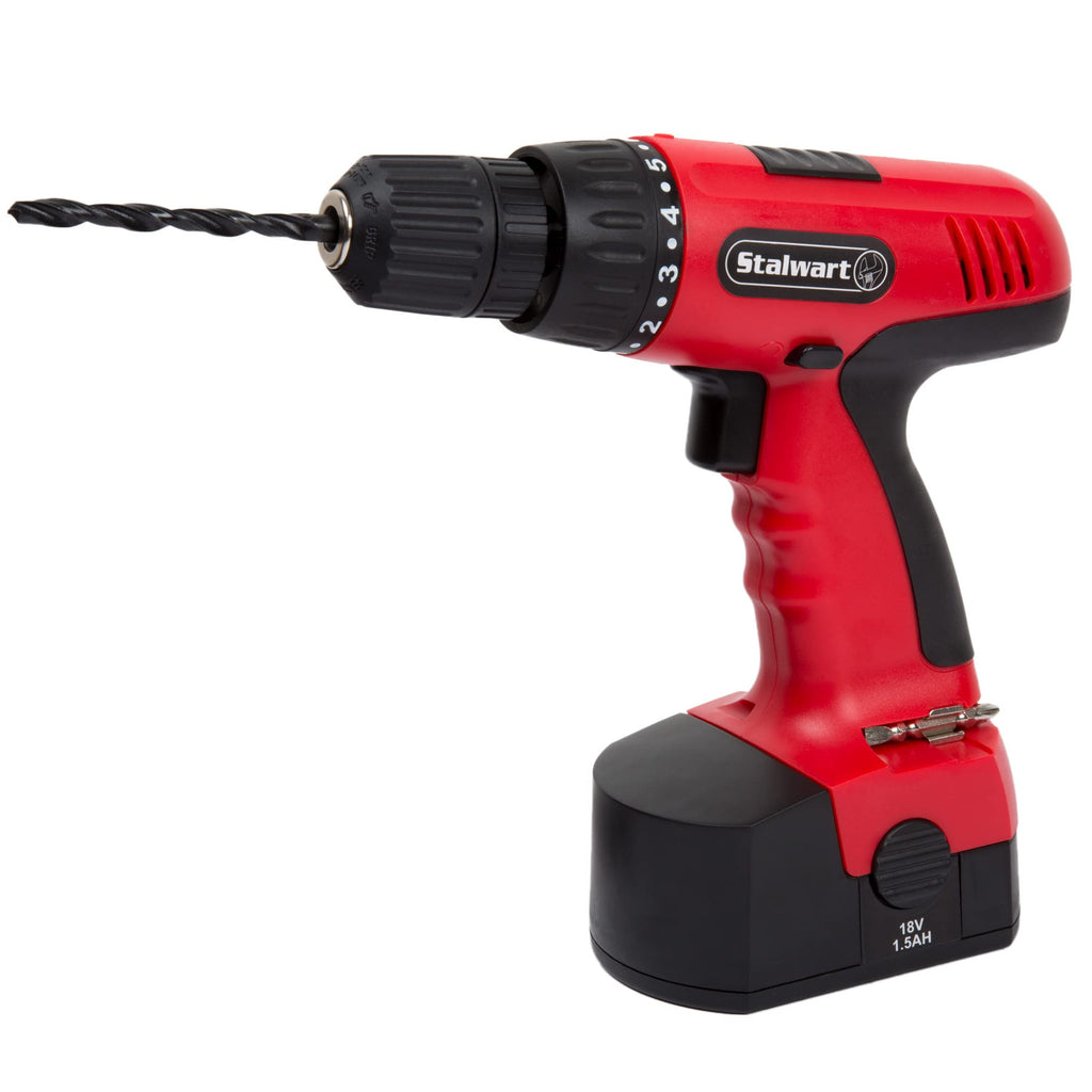 18V Cordless Power Drill Set 89-Piece Kit with Battery and Charger N694
