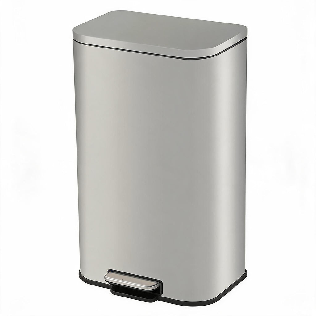 13.2 gal Stainless Steel Step Trash Can N564