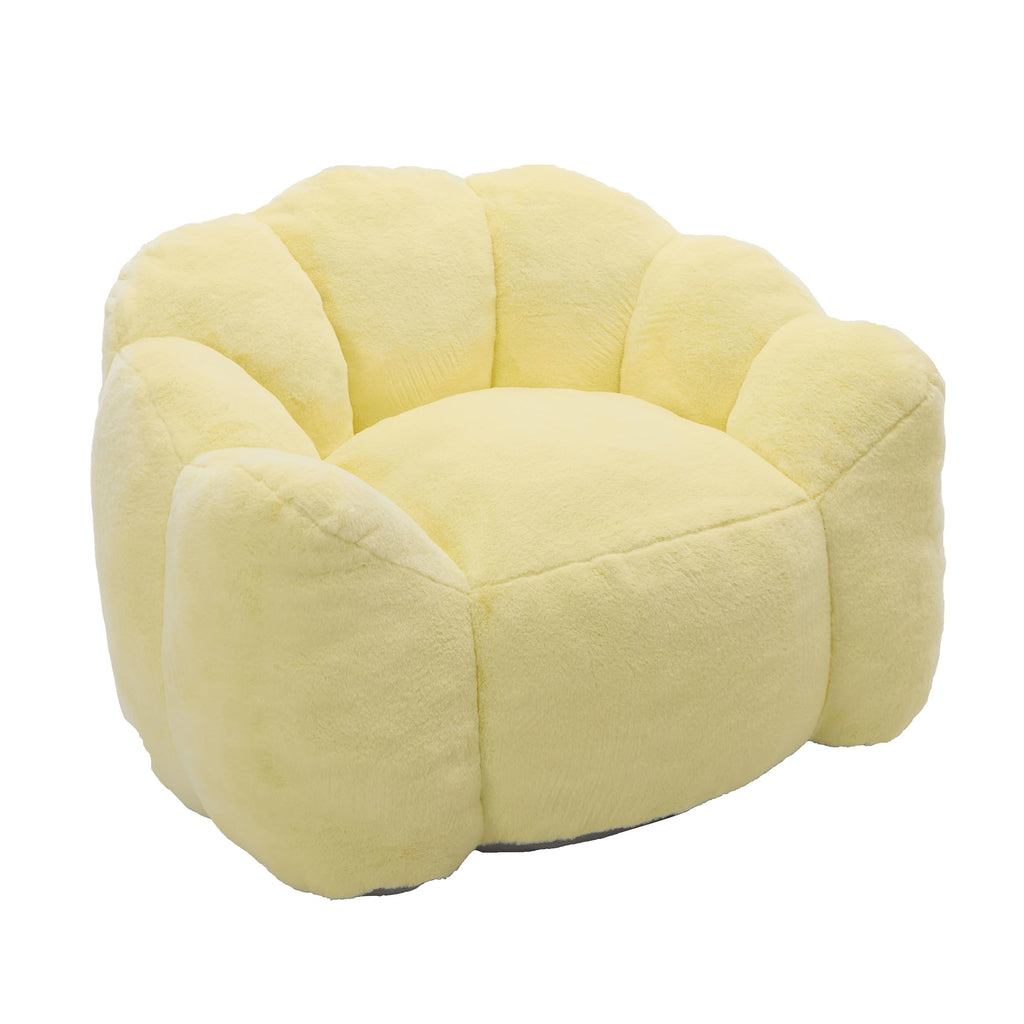 Yellow Memory Foam Bean Bag Chair W2460
