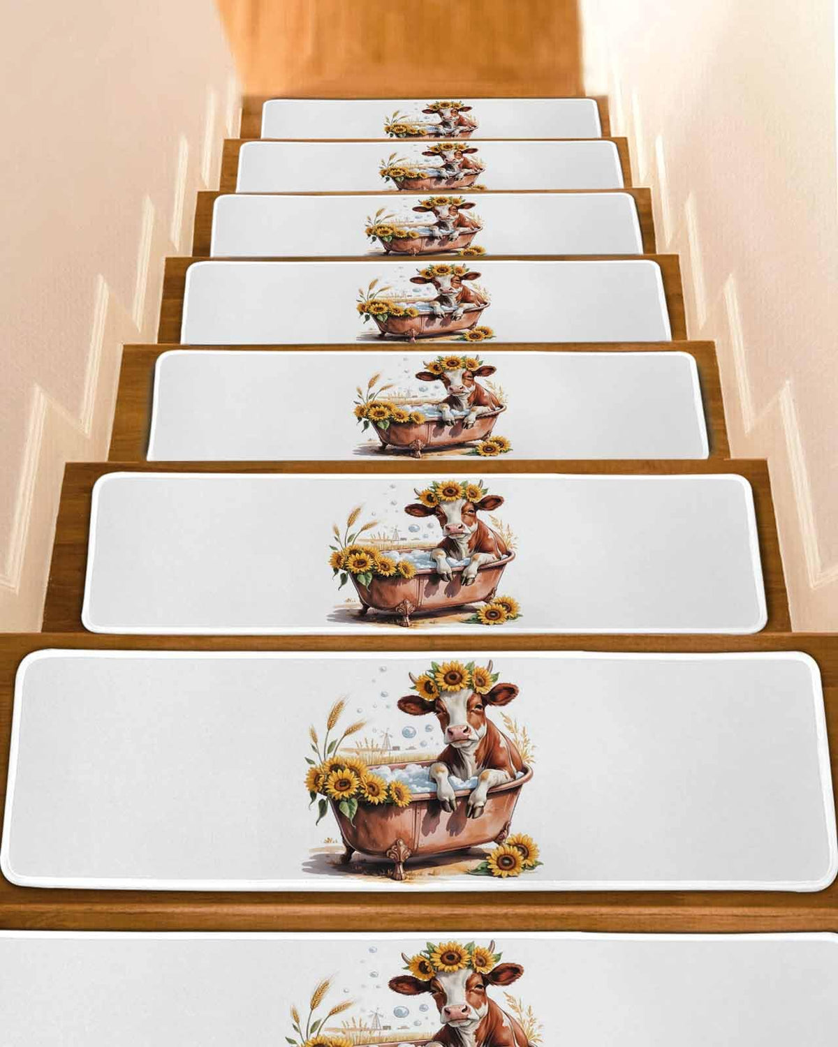 4 Pack Non Slip Carpet Stair Treads 8x30 inch J151357
