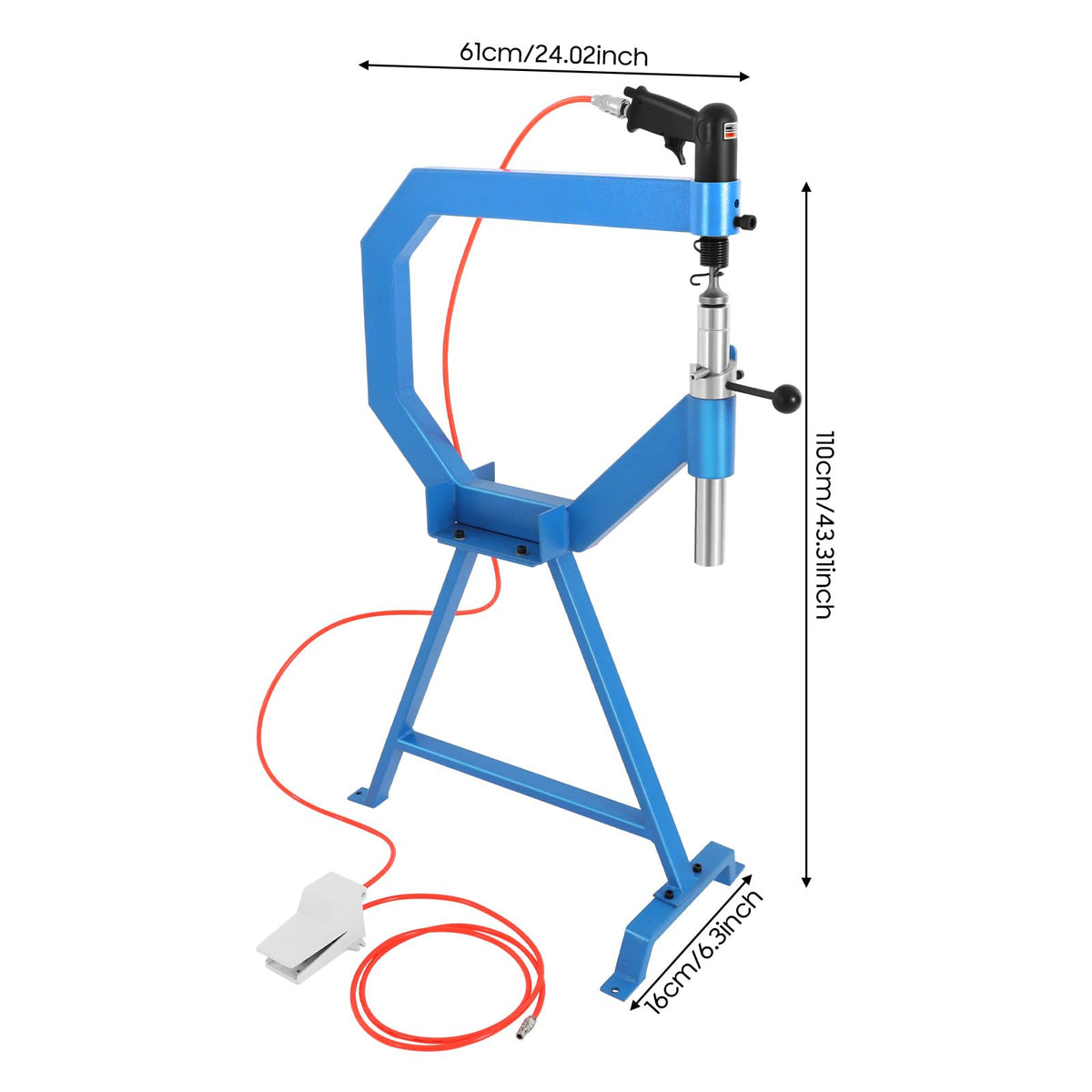 Pneumatic Planishing Hammer with Anvil & Foot Pedal A169431