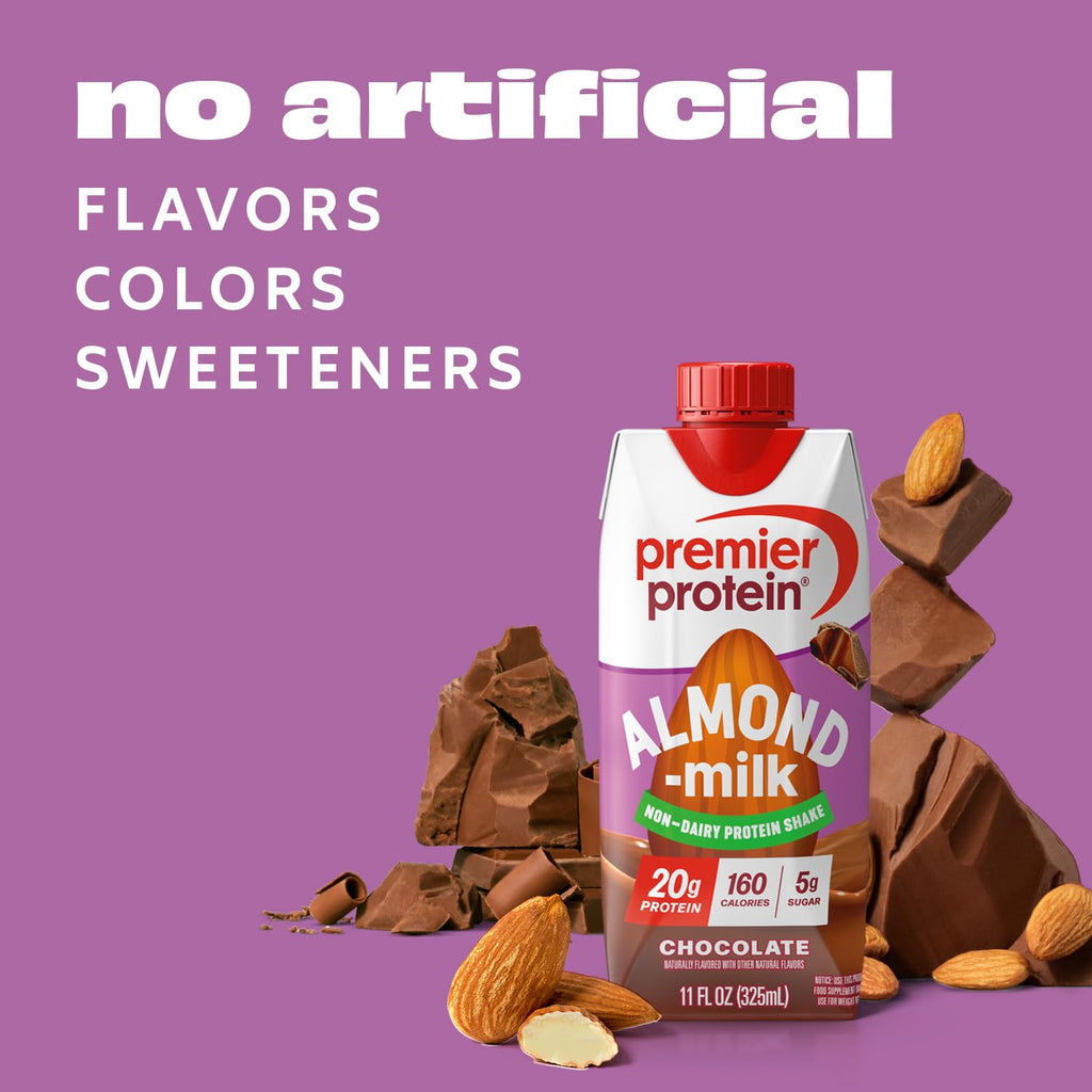 Chocolate Almondmilk Protein Shake 20g Protein 12 Pack V54955