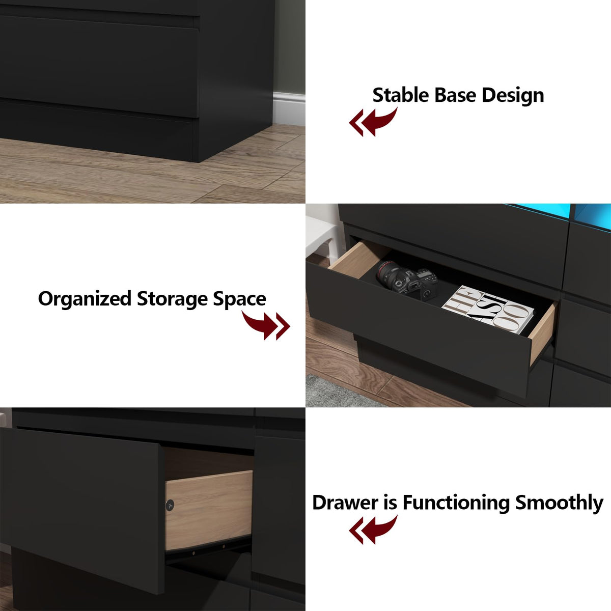 9 Drawer Dresser with Power Outlet M26973