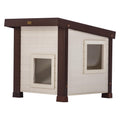 Maple Brown Outdoor Cat House Z659