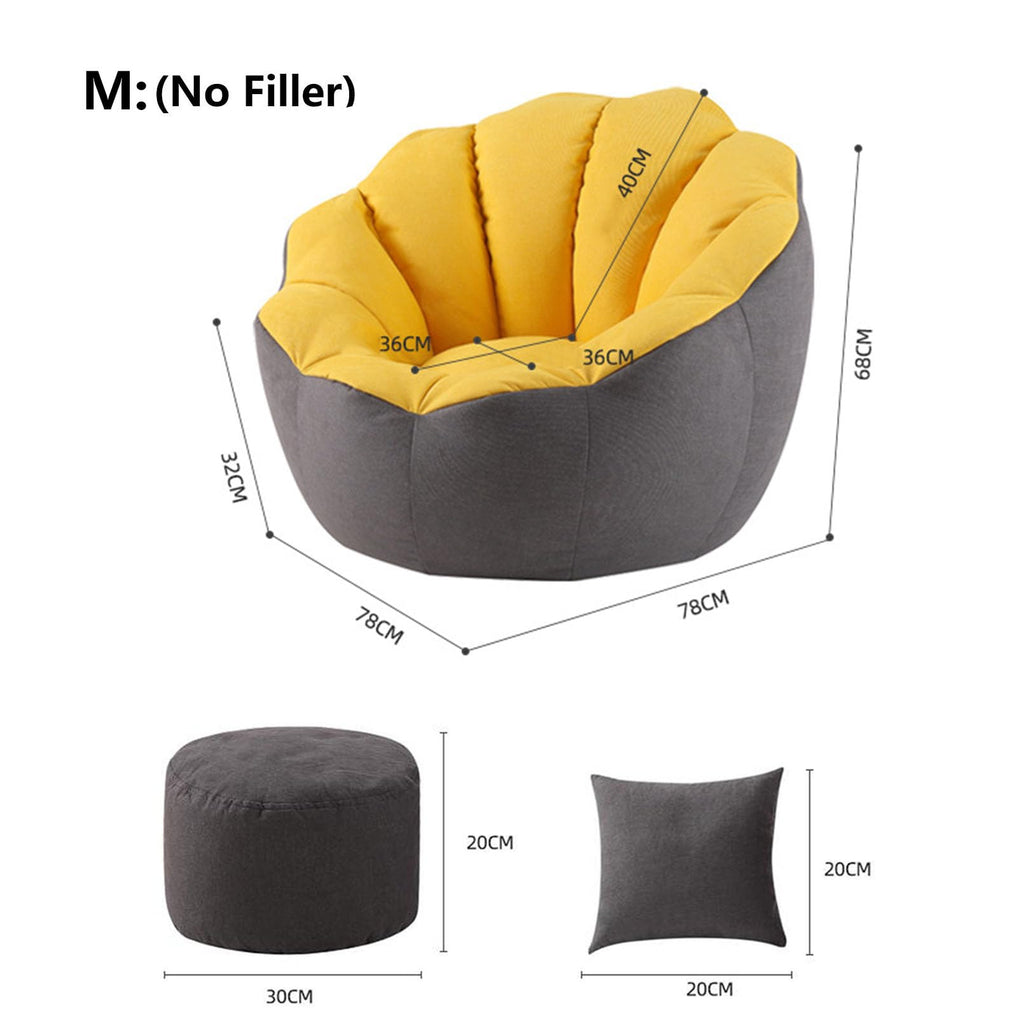 Corduroy Bean Bag Chair Cover C117691