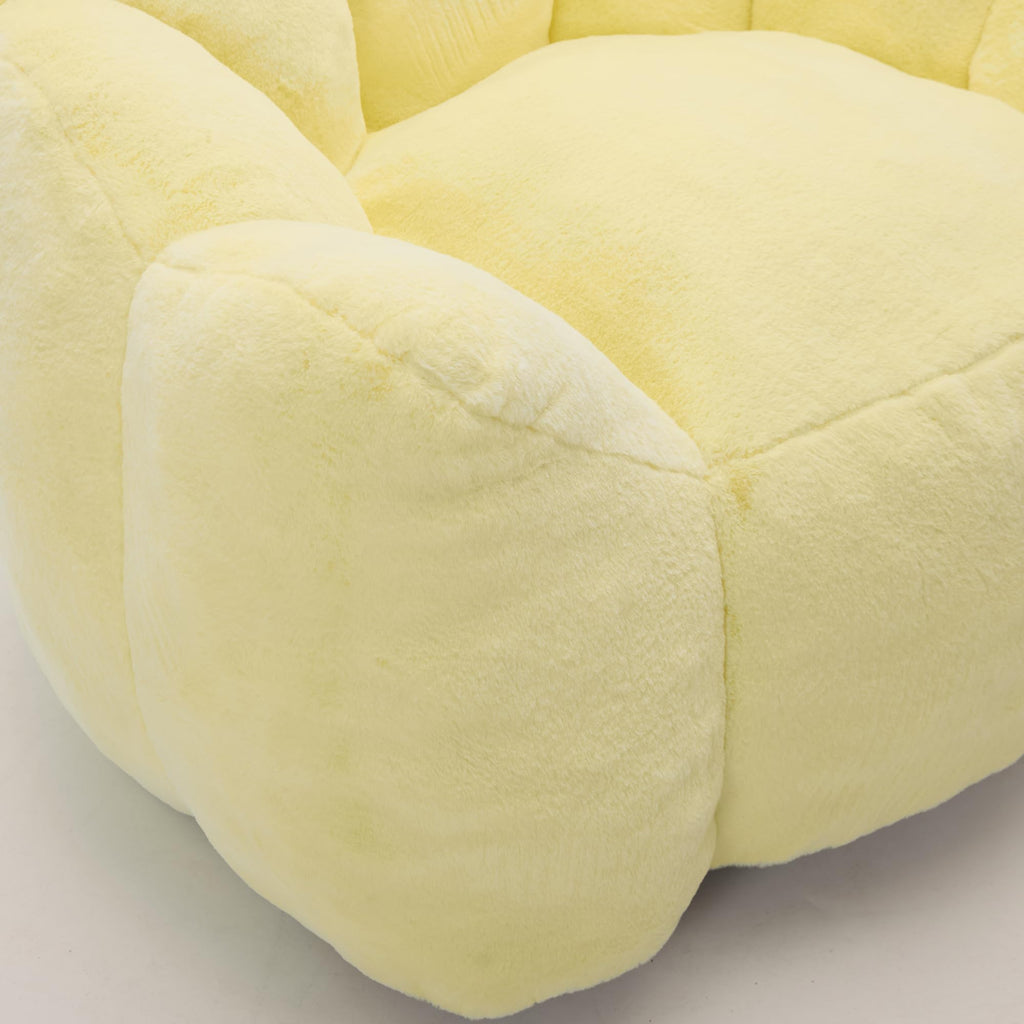 Yellow Memory Foam Bean Bag Chair W2460