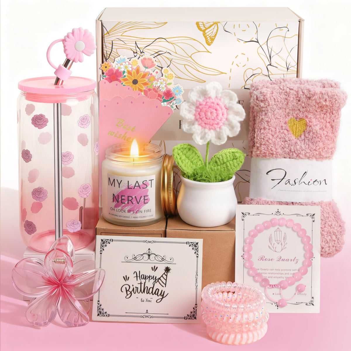 Pink Gift Basket S972058