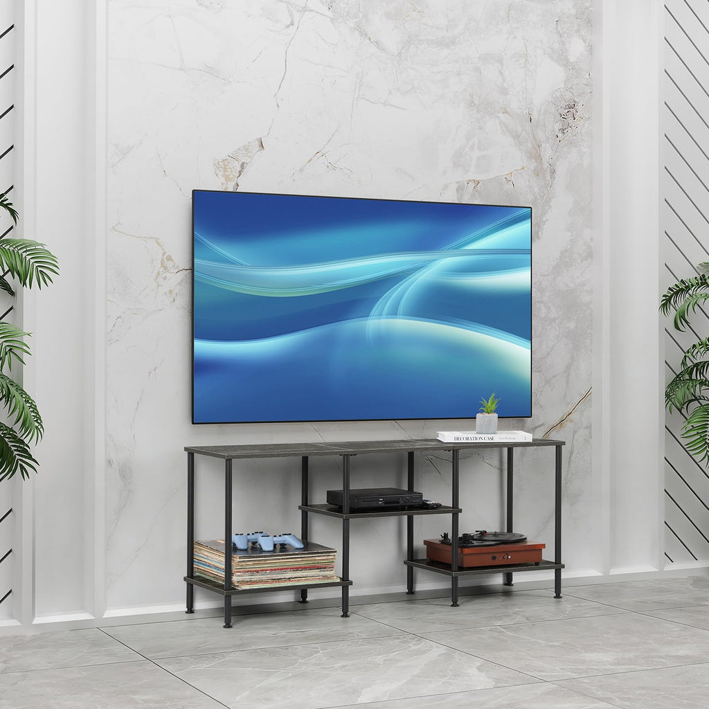 50 Inch Dark Grey TV Stand with Storage T73962