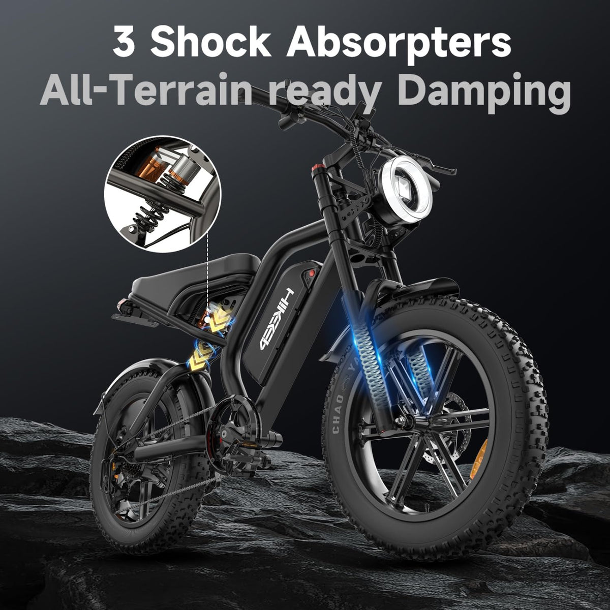 1500W Fat Tire Electric Bike B62860