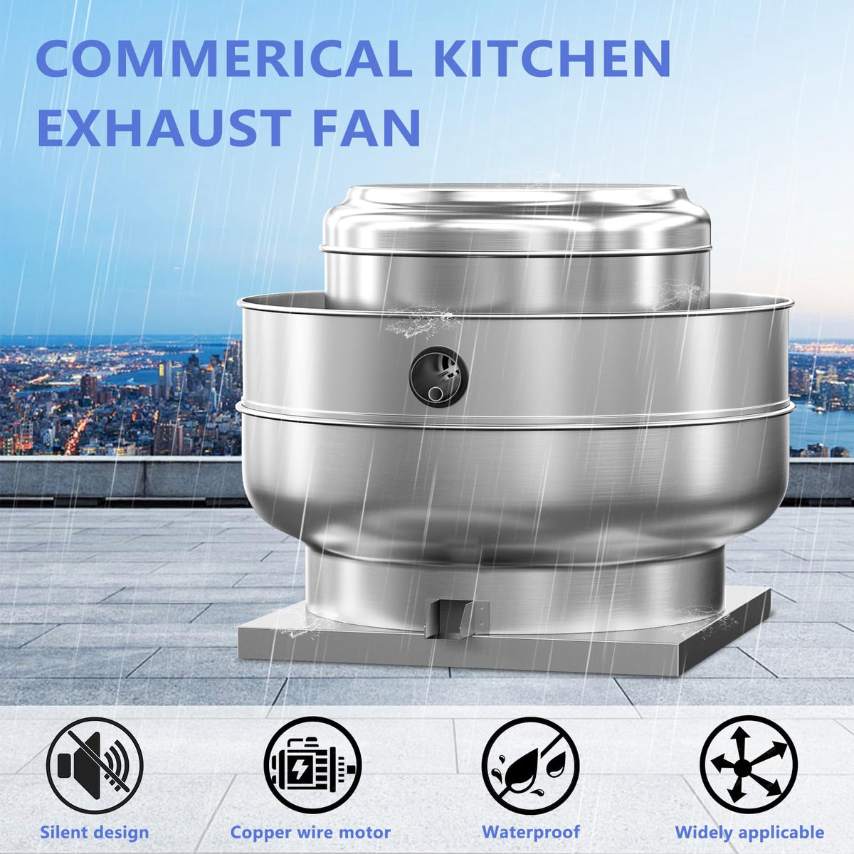 Exhaust Fan 2HP 208-230V Single Phase 6300 CFM C67260