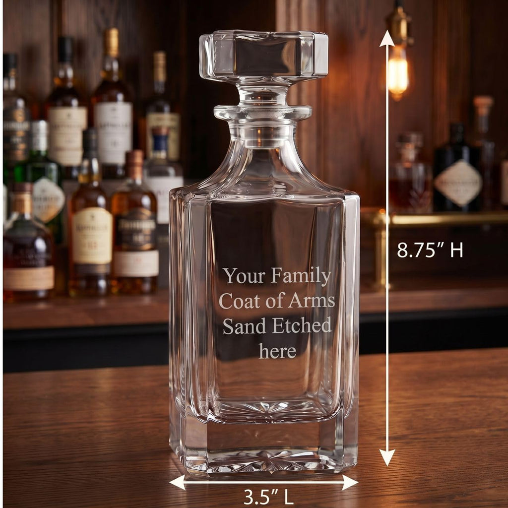 Irish Coat of Arms Whiskey Decanter 750 mL G2467
