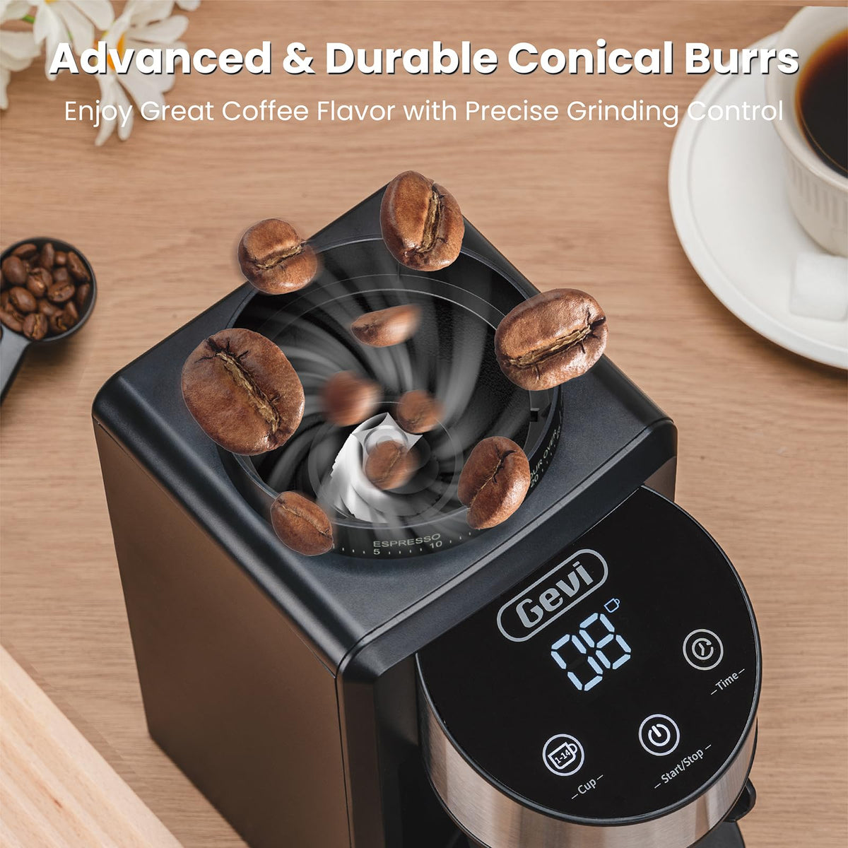 Black Burr Grinder 35 Settings Z42779