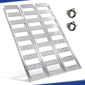 Full Width Aluminum Tri-Fold Loading Ramps with Treads J26669