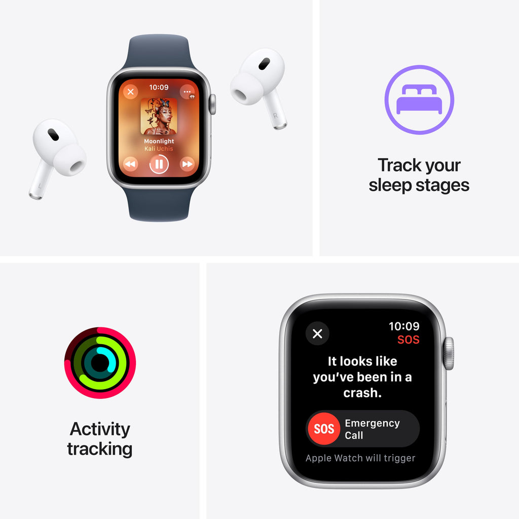 GPS + Cellular 40mm Starlight Aluminum Smartwatch F287306