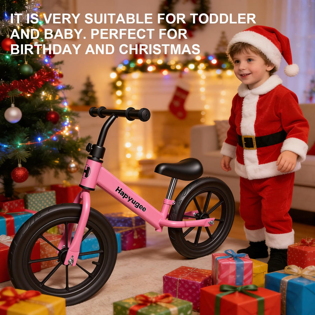 14" Air Tires Adjustable Seat No Pedal Toddler Balance Bike B523236