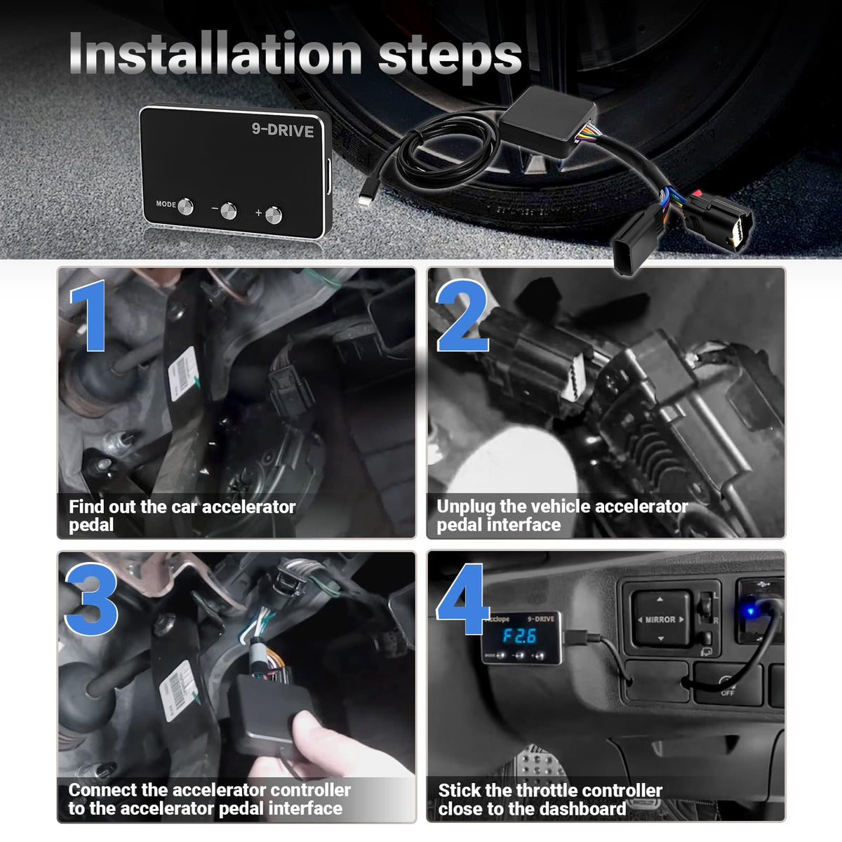 9 Drive Mode Throttle Response Controller J754