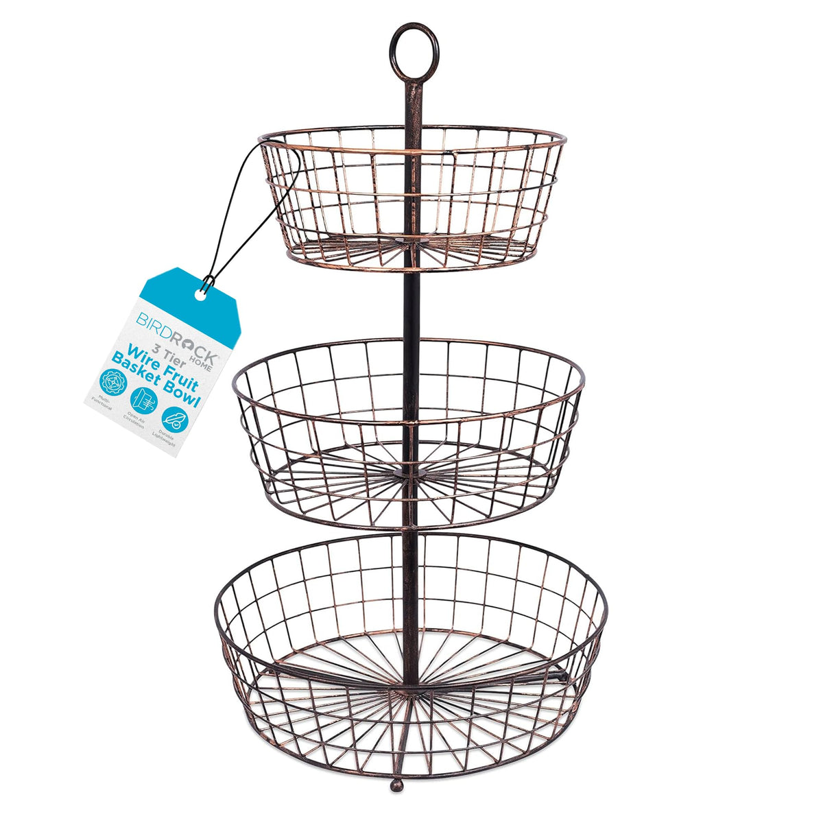 3 Tier Wire Fruit Basket K682845
