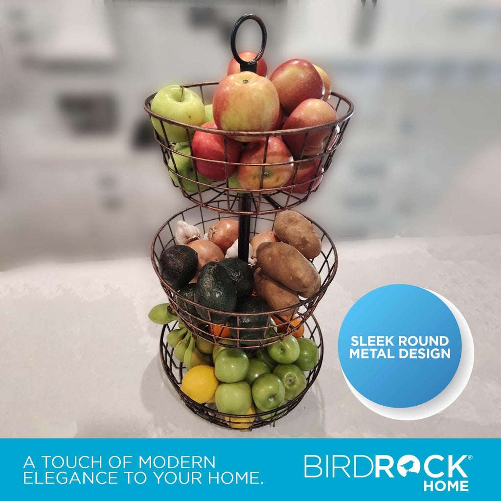 3 Tier Wire Fruit Basket K682845