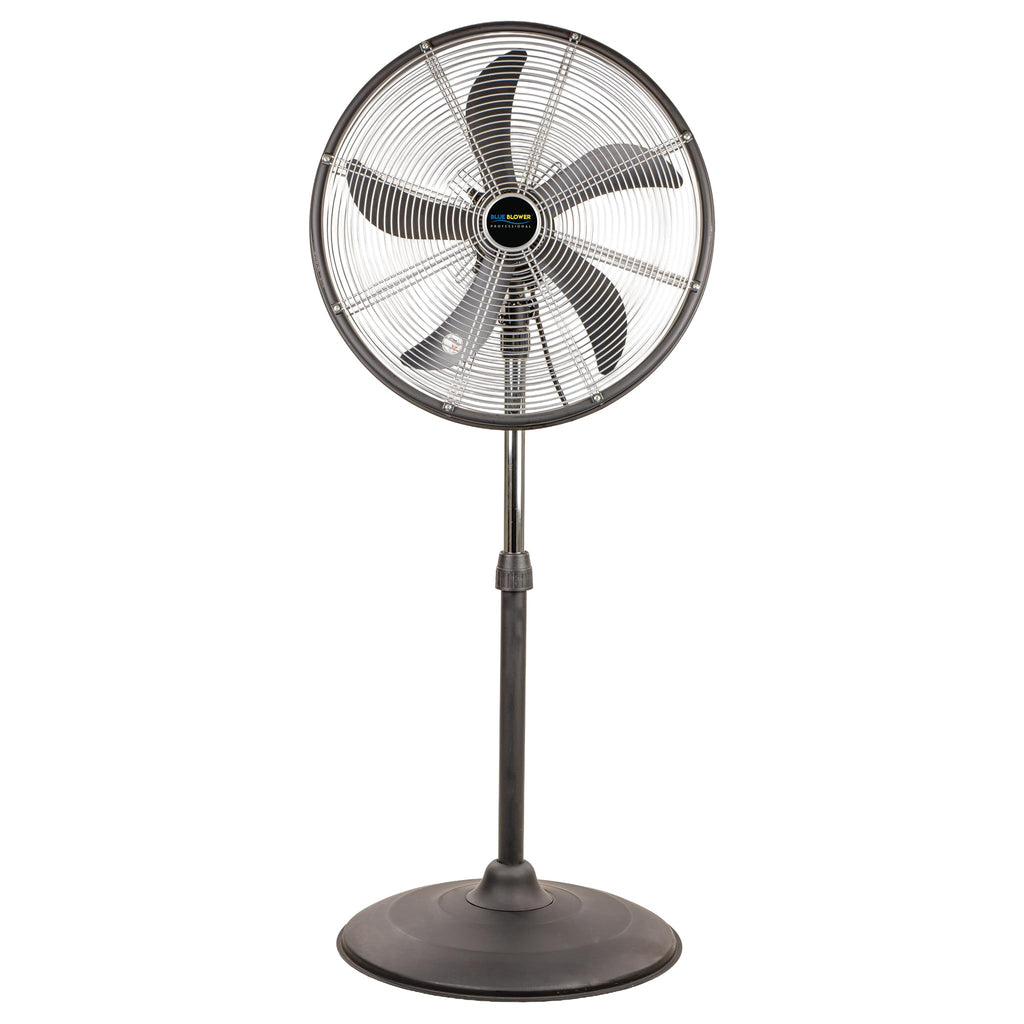 Blue High Velocity Oscillating Pedestal Fan W723
