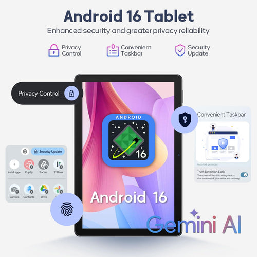 10 Inch Android Tablet with Keyboard 128GB M7395