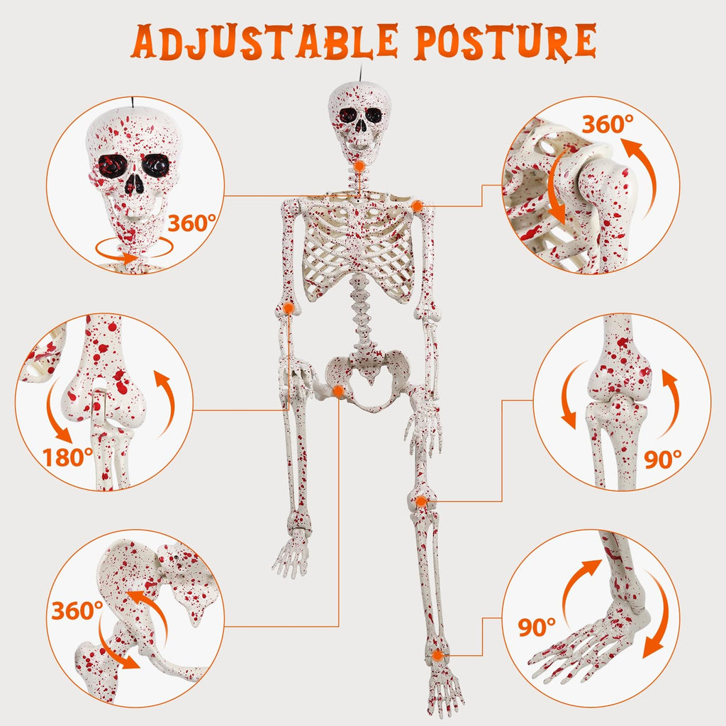 Life Size Posable Skeleton U357718