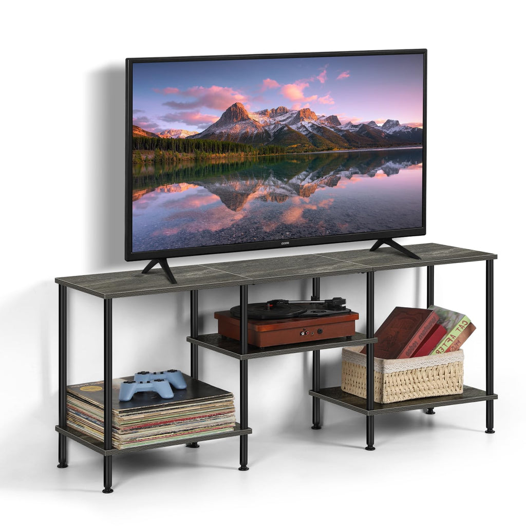 50 Inch Dark Grey TV Stand with Storage T73962