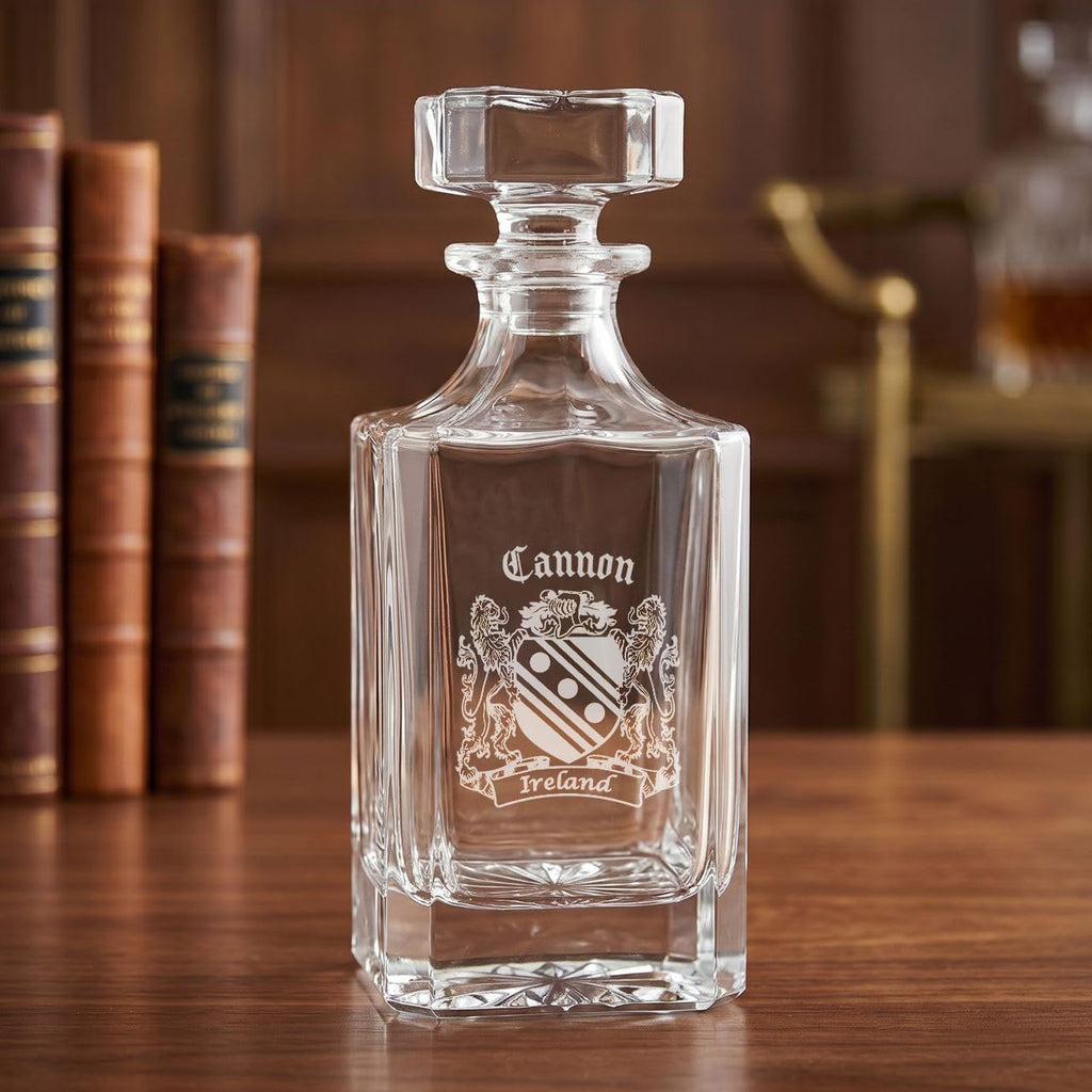 Irish Coat of Arms Whiskey Decanter 750 mL G2467