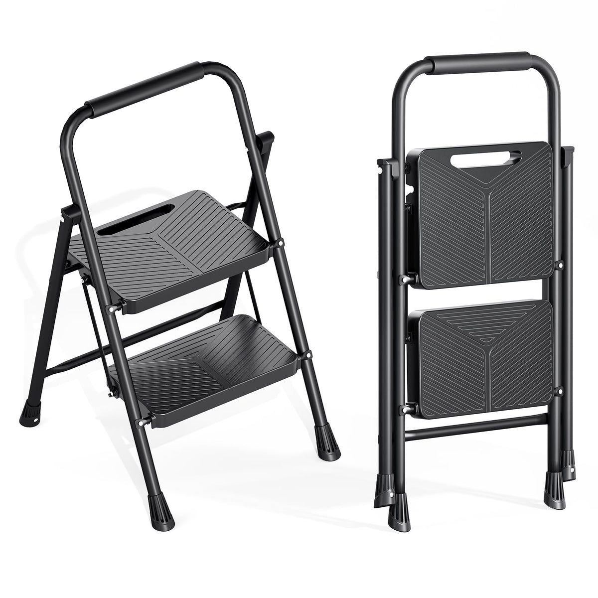 2 Step Ladder with Anti-Slip Pedals B832239