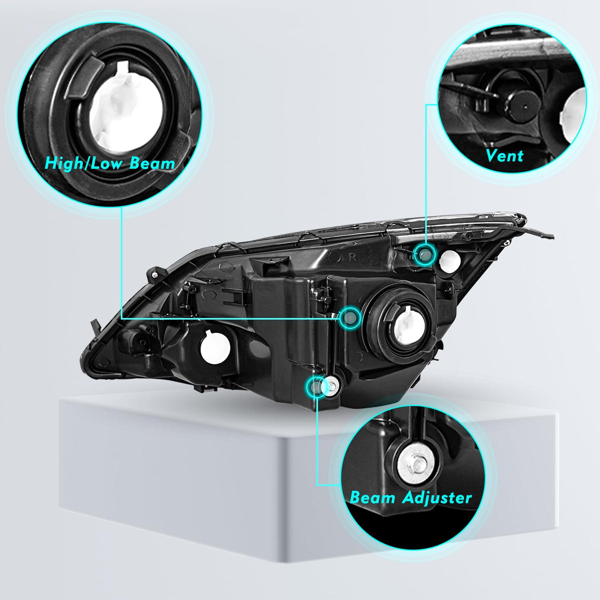 Headlights Housing Q2722