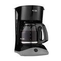 Black 12 Cup Coffee Maker with Glass Carafe O221282