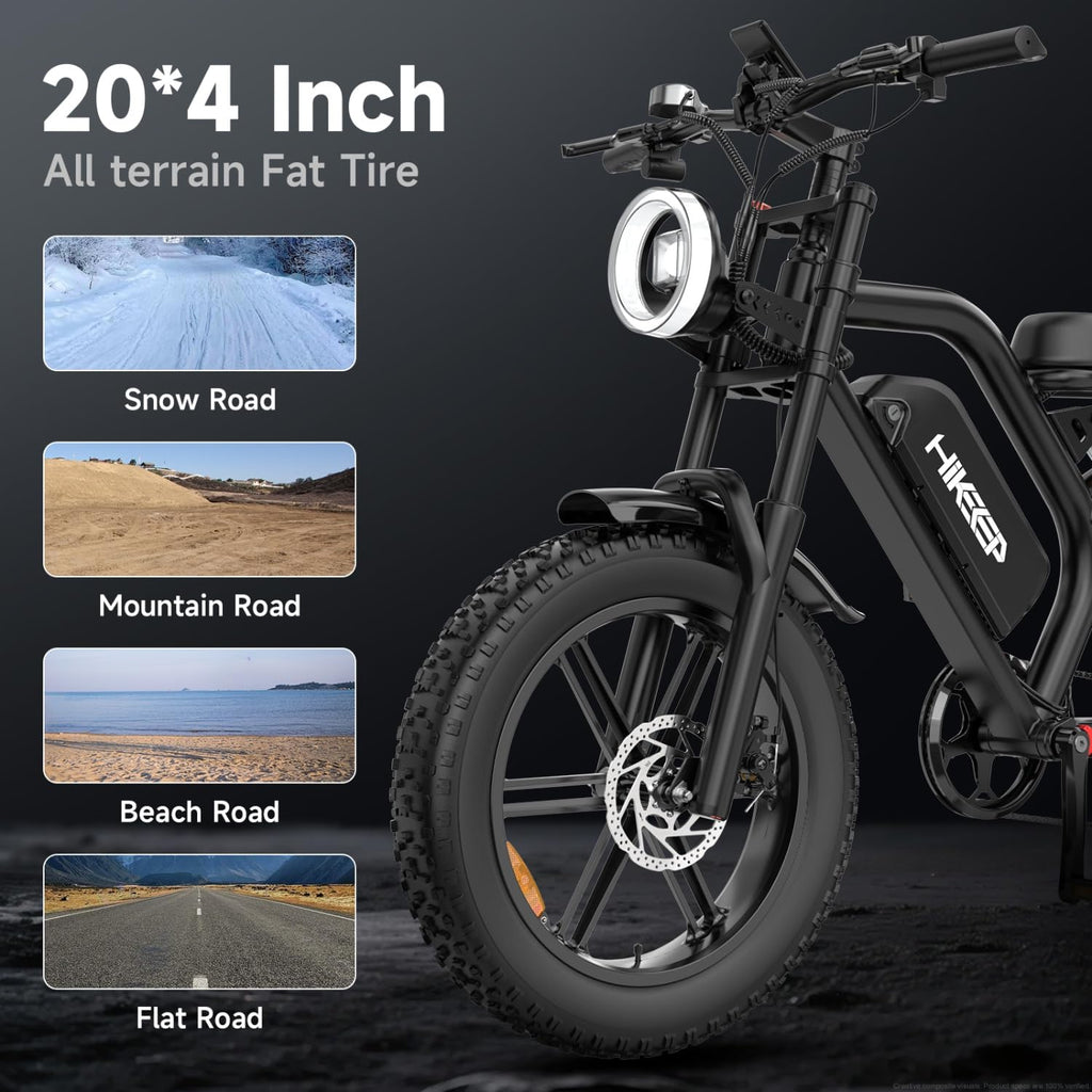 1500W Fat Tire Electric Bike B62860