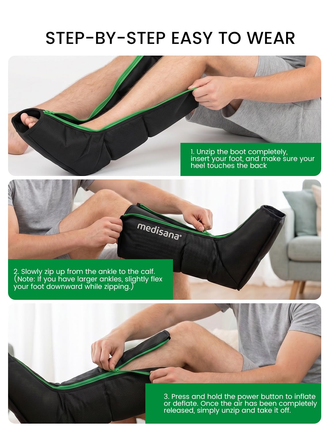 Leg Compression Massager with Heat D5970