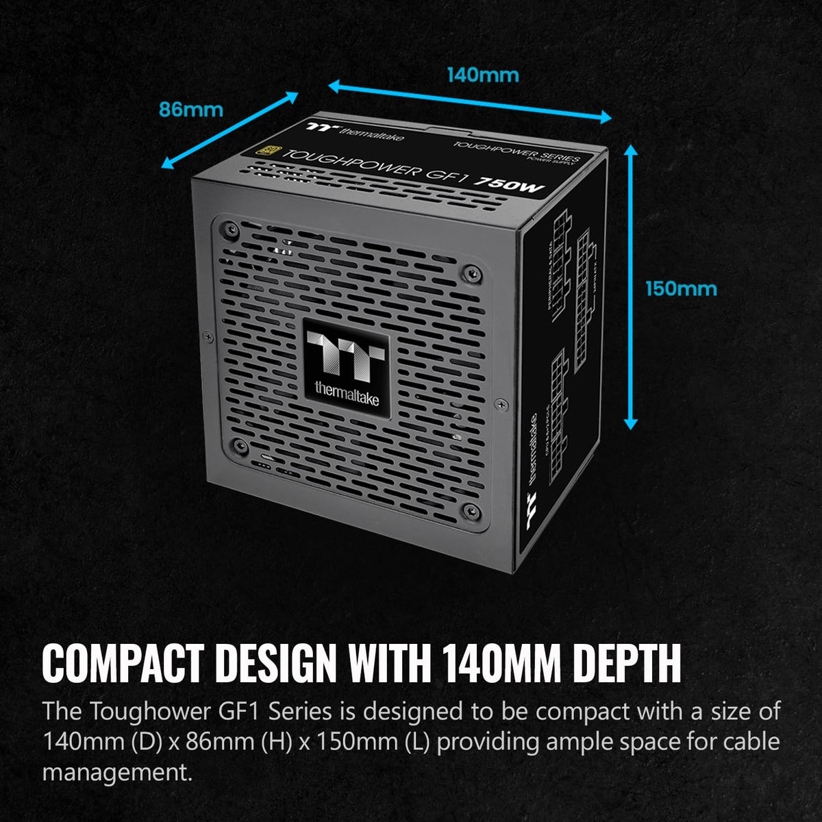Fully Modular ATX 750W Power Supply 80 Plus Gold V655