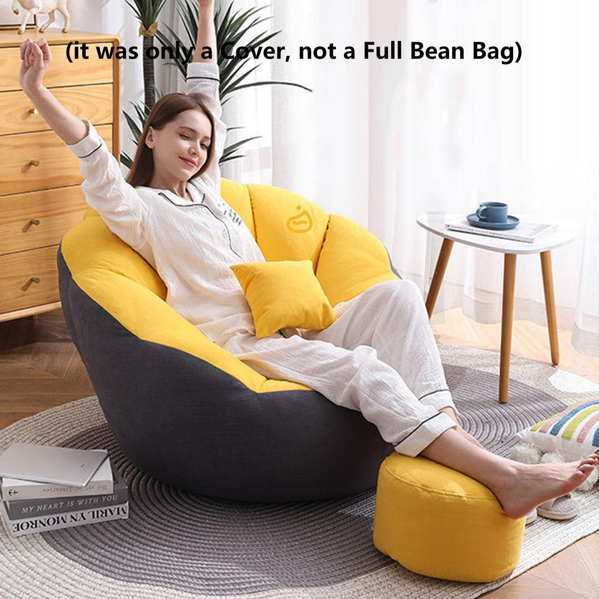 Corduroy Bean Bag Chair Cover C117691